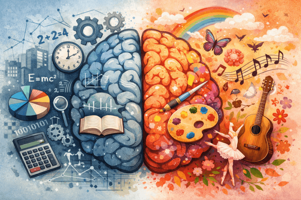 Die Händigkeit kann Orientierung geben