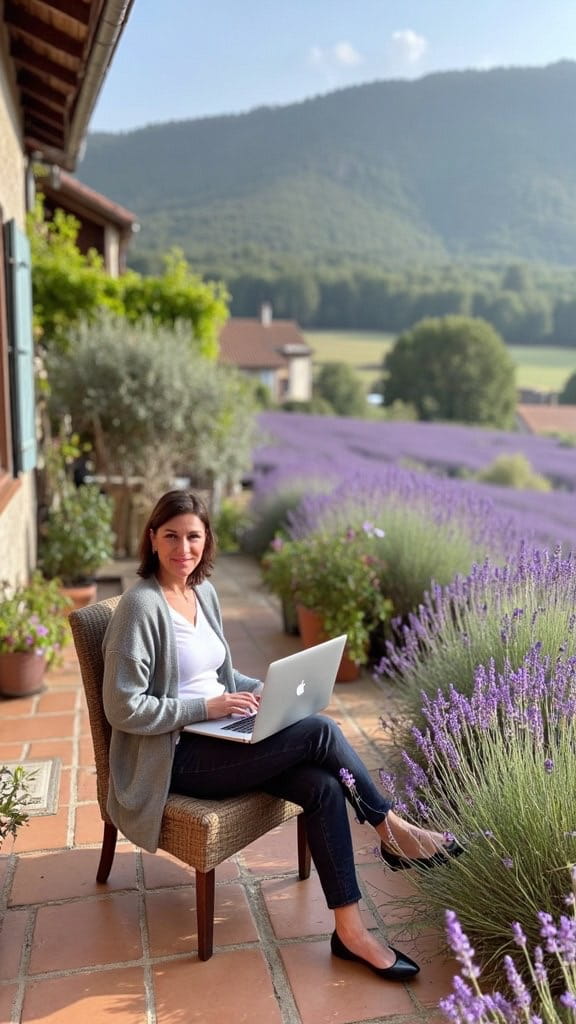 Es gibt nichts schöneres, als auf der  Duft von Lavendel