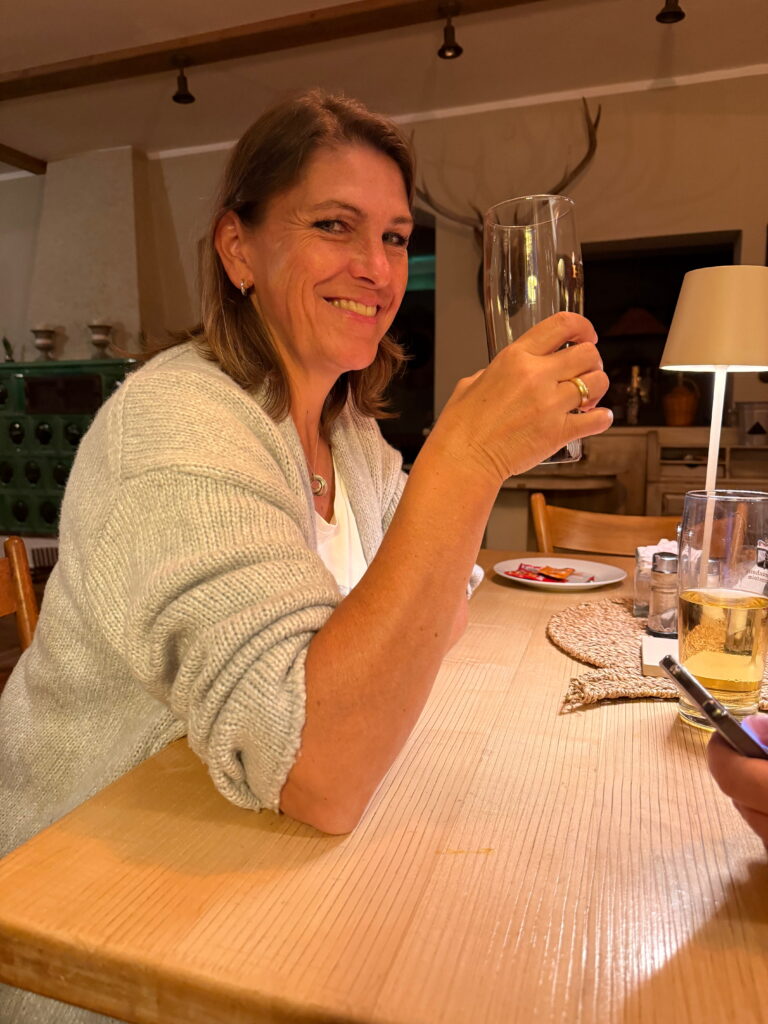 Ein gutes Essen in guter Gesellschaft ist einer meiner Werte