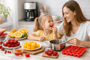 Energie statt Kaffee. Entdecke selbstgemachte Energie-Gummis Rezepte mit Activize und Powercocktail. Zuckerfrei, ohne Gelatine und ideal für deine Morgenroutine mit stabiler Vitaminversorgung.